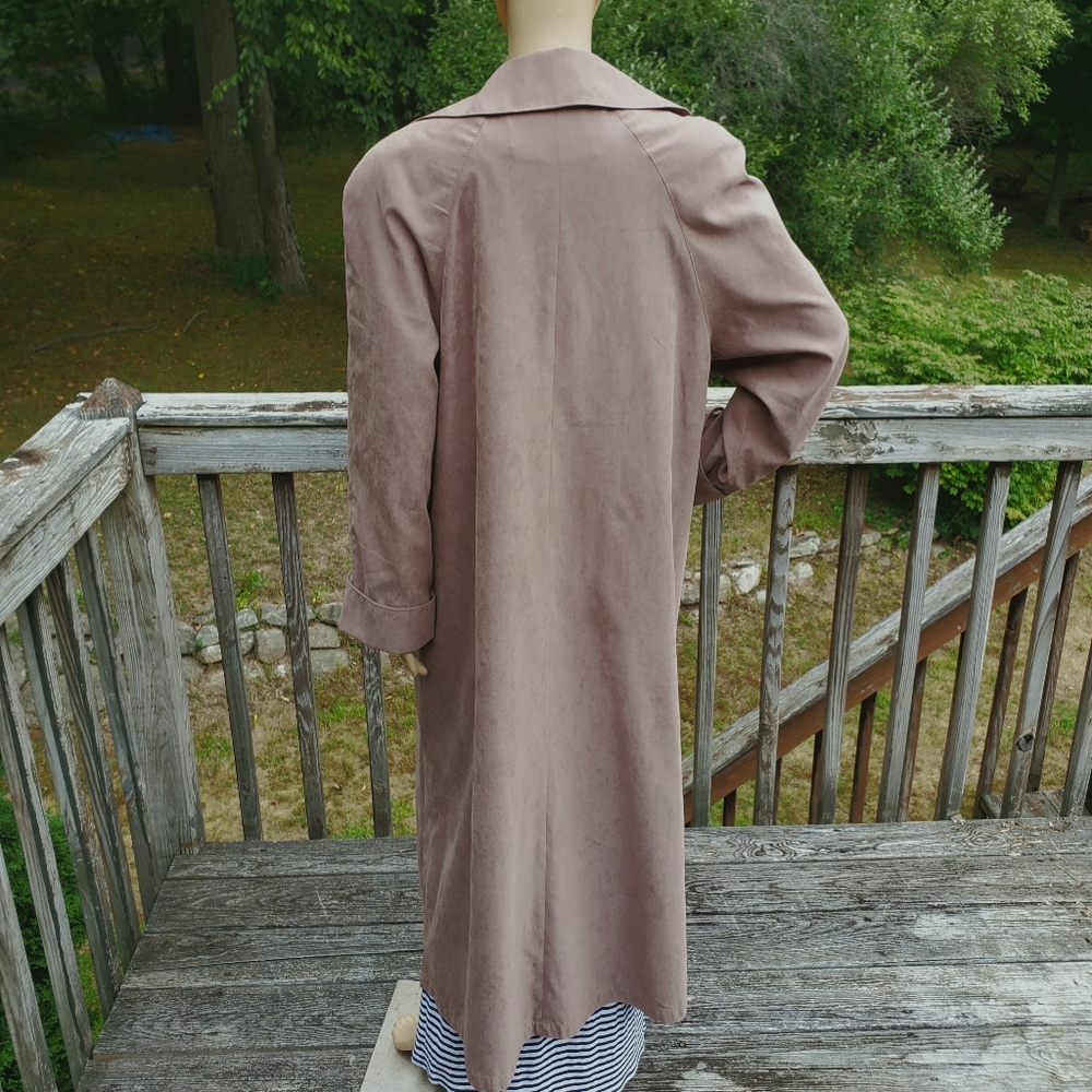 Bernardo Light Brown Full Length Button Down Line… - image 5